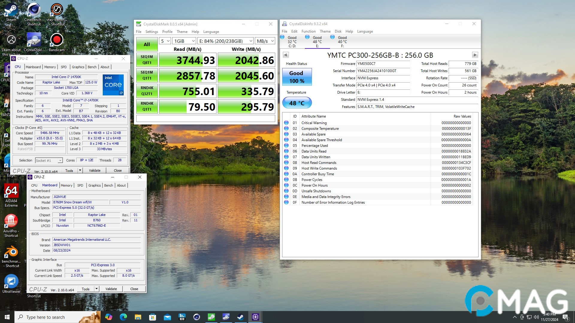 Đánh giá SSD YMTC PC300 256GB – Hiệu suất tuyệt vời, giá cả rất hợp lý!