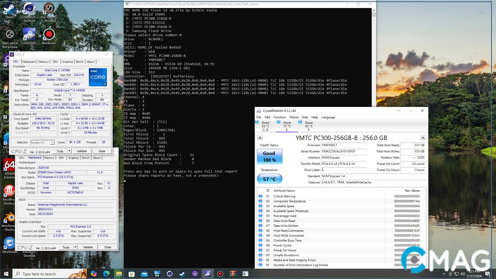 Đánh giá SSD YMTC PC300 256GB – Hiệu suất tuyệt vời, giá cả rất hợp lý!