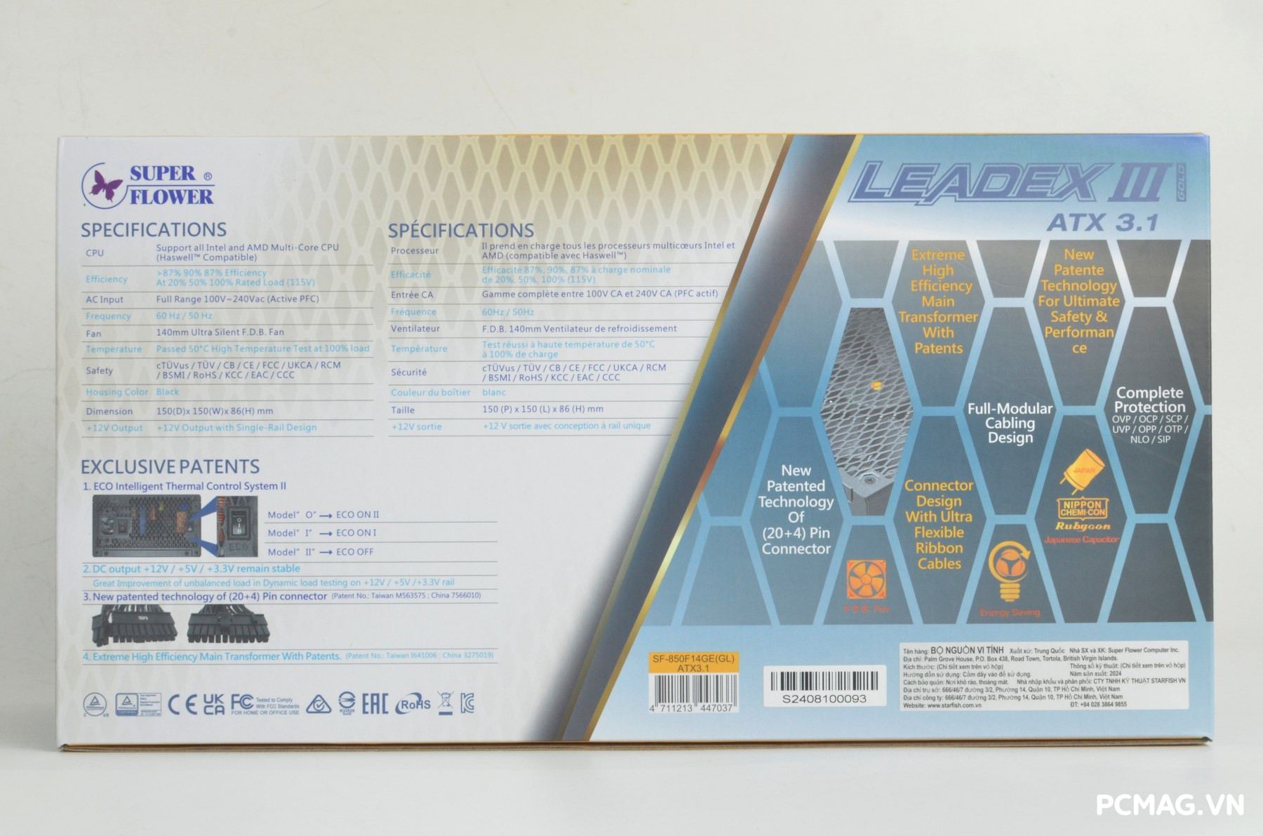 Đánh giá PSU Super Flower Leadex III Gold 850W