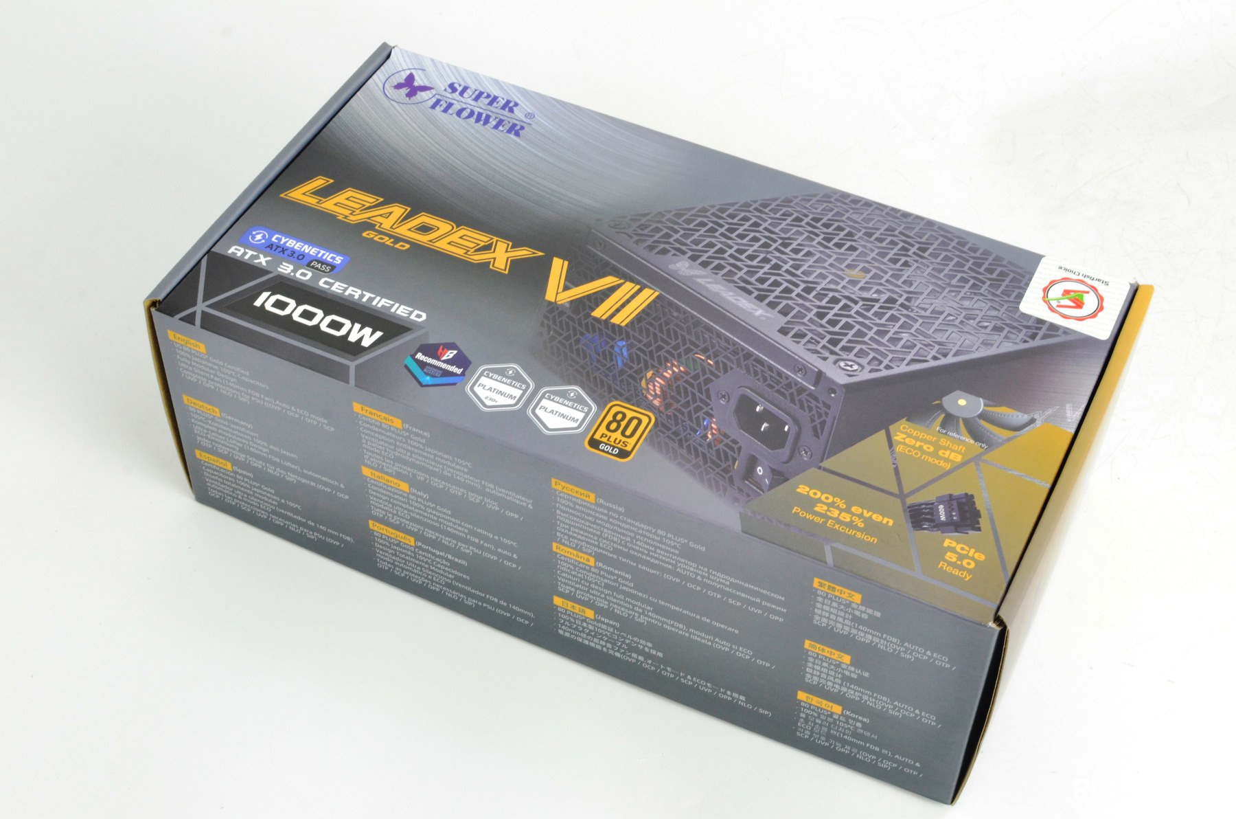 Đánh giá PSU Super Flower Leadex VII Gold 1000W