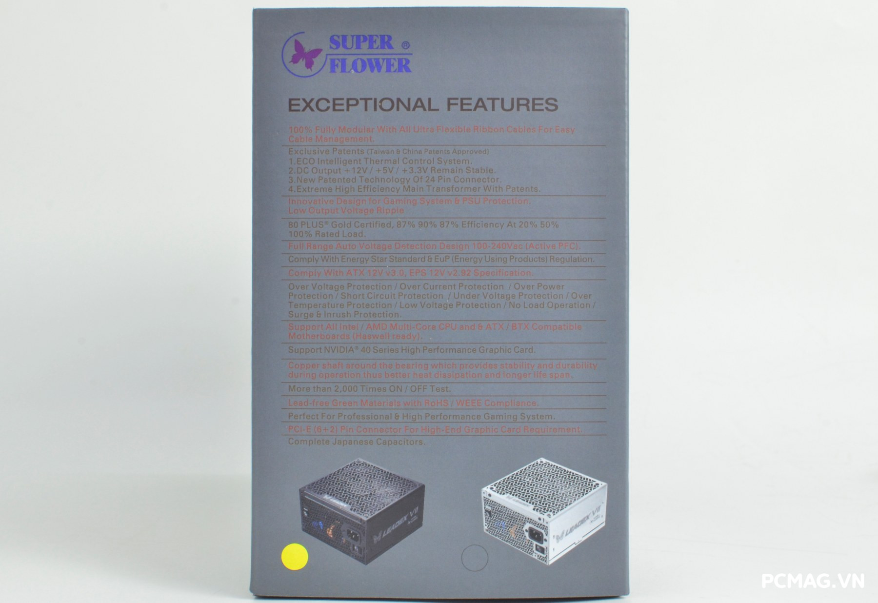 Đánh giá PSU Super Flower Leadex VII Gold 1000W