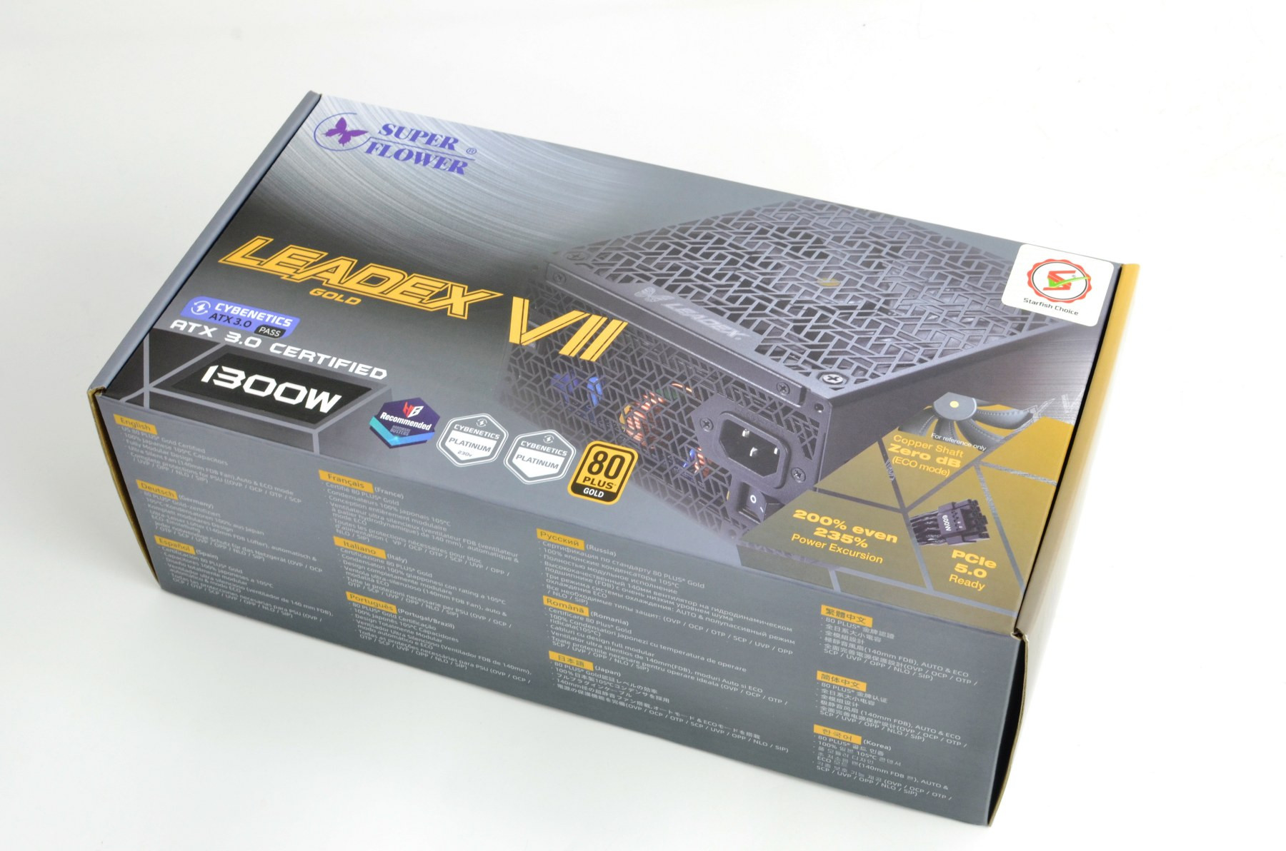 Đánh giá PSU Super Flower Leadex VII Gold 1300W