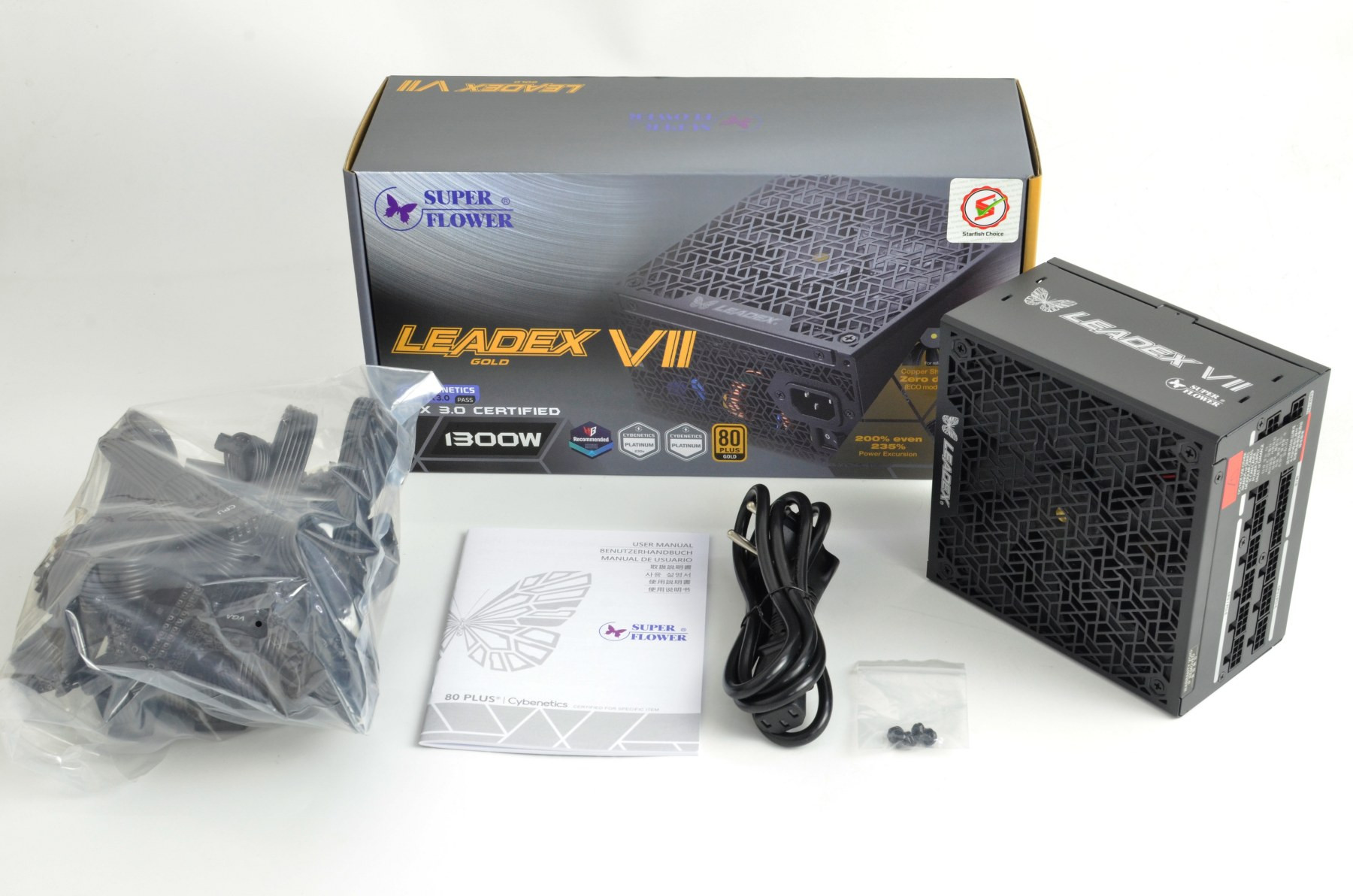 Đánh giá PSU Super Flower Leadex VII Gold 1300W