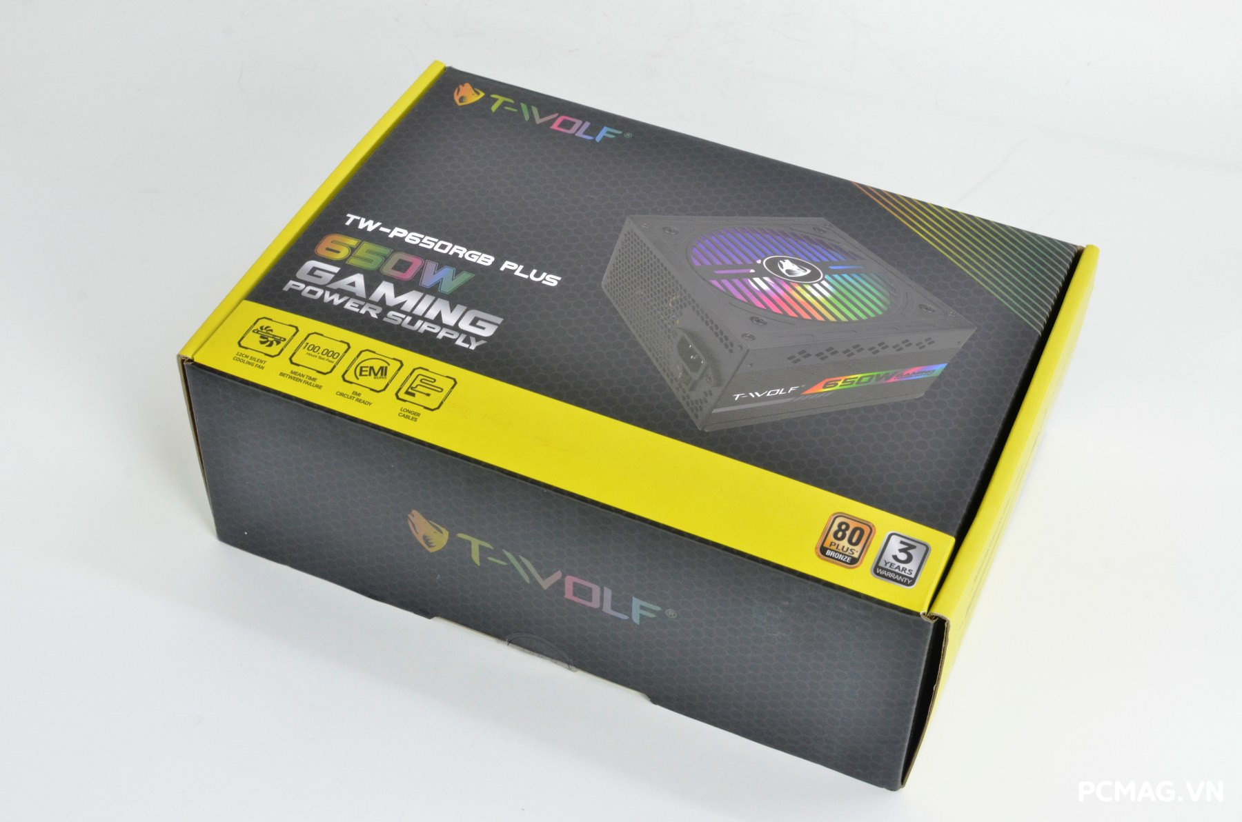Đánh giá PSU T-WOLF TW-P650RGB PLUS 650W