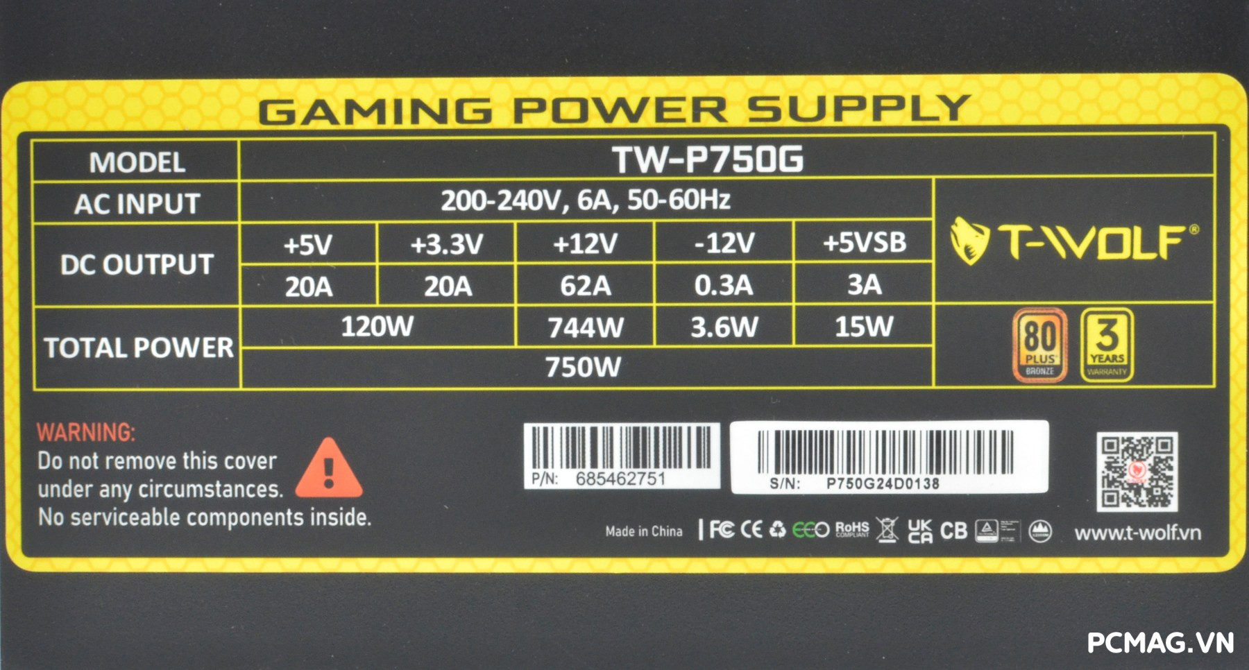 T-WOLF TW-P750G 750W