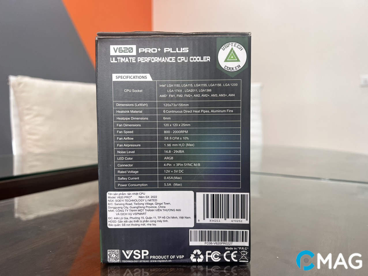 Đánh giá tản nhiệt VSP V620 Pro Plus – Hiệu năng tốt trong phân khúc giá, thích hợp hệ thống Dual Xeon