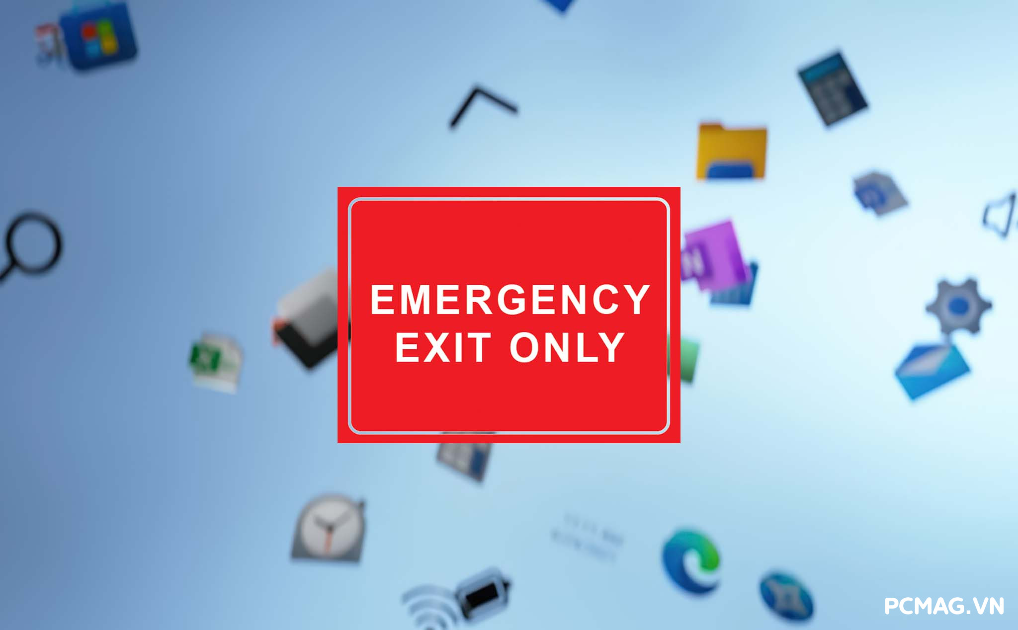 Tạo nút "thoát khẩn cấp" đóng nhanh mọi ứng dụng Windows 11