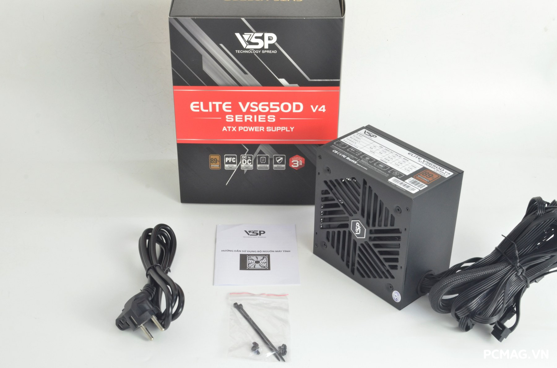 Đánh giá PSU VSP Elite VS650D V4 650W