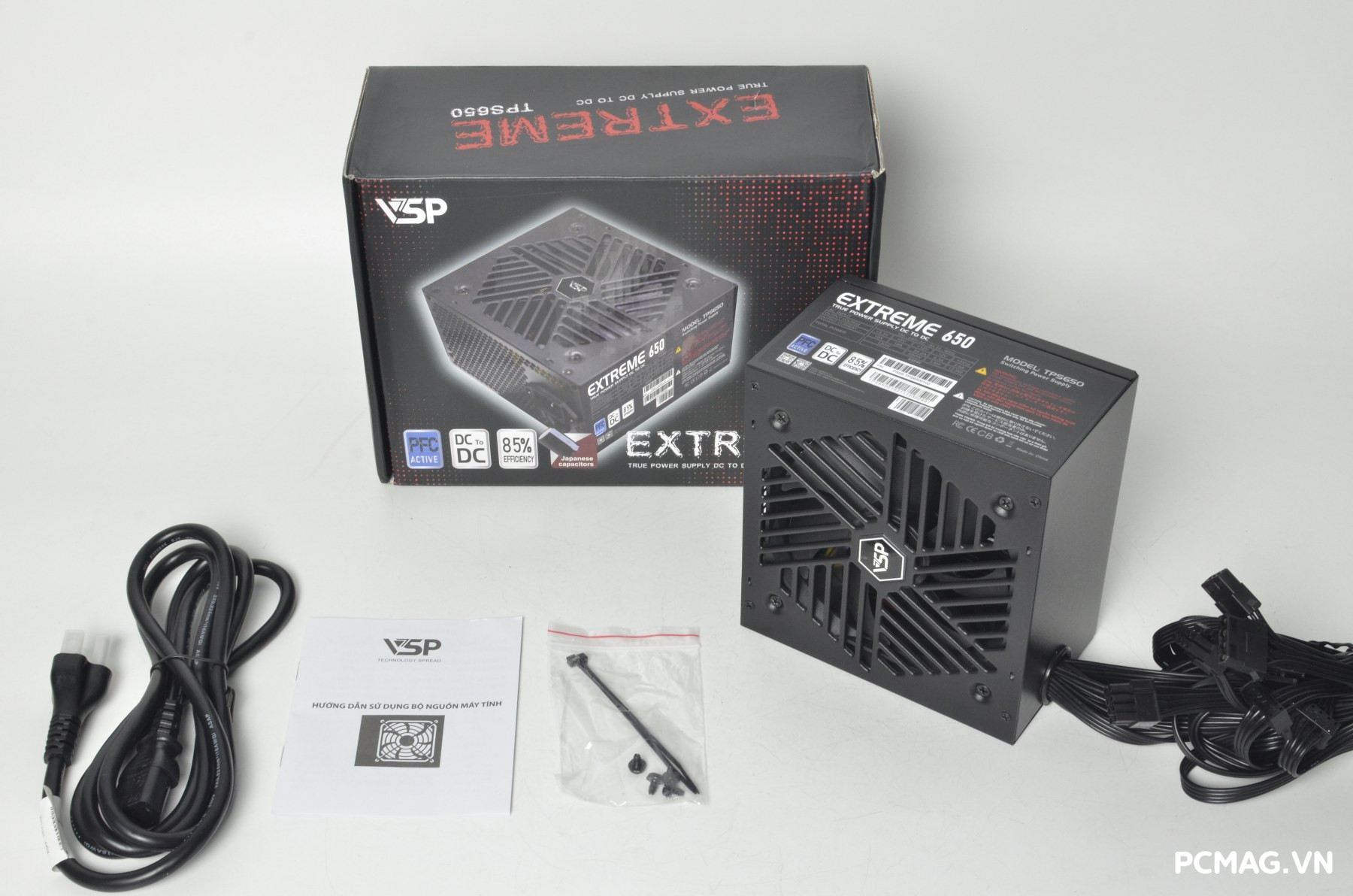 Đánh giá PSU VSP Extreme TPS650 650W