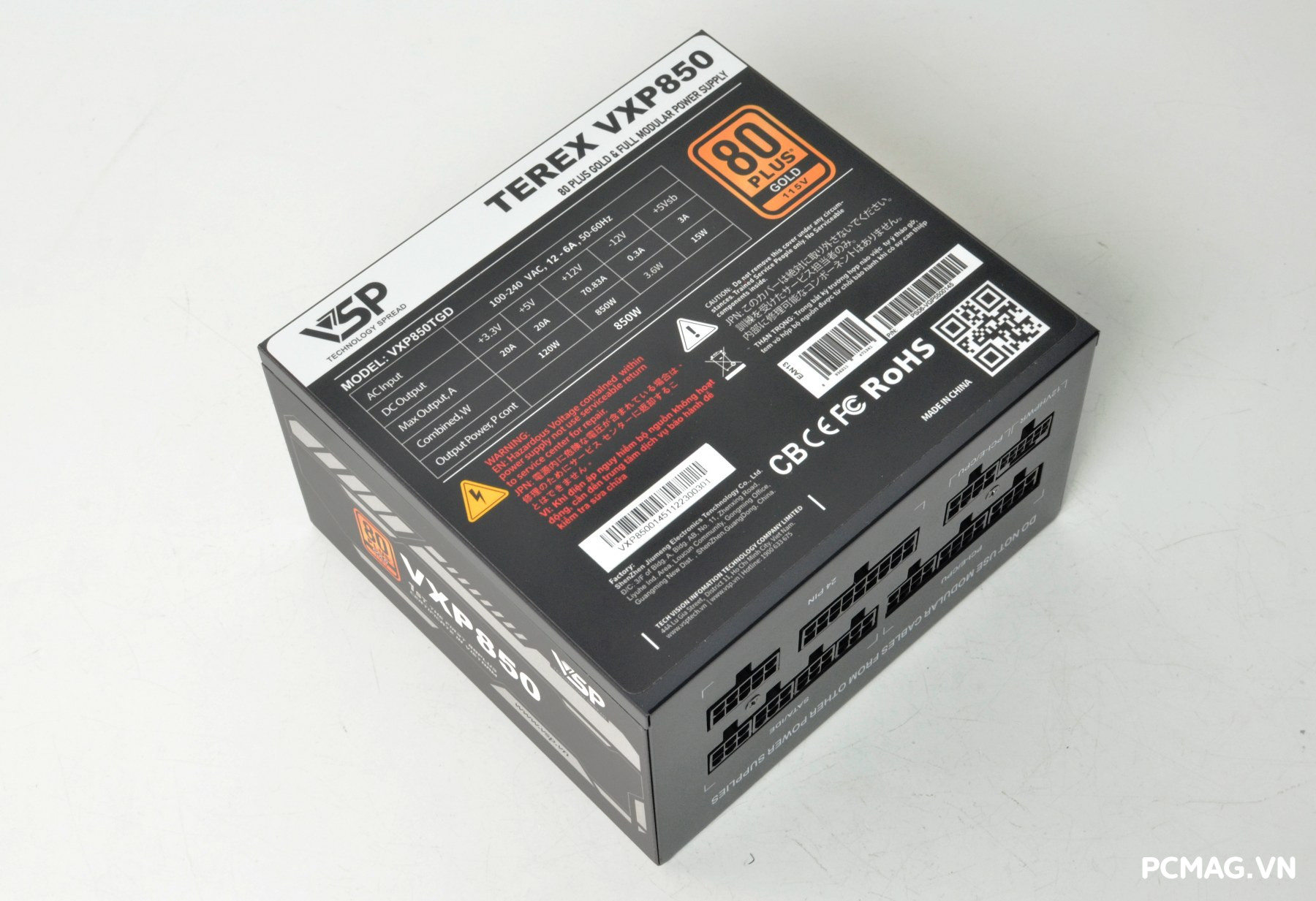 Đánh giá PSU VSP TEREX VXP850 850W