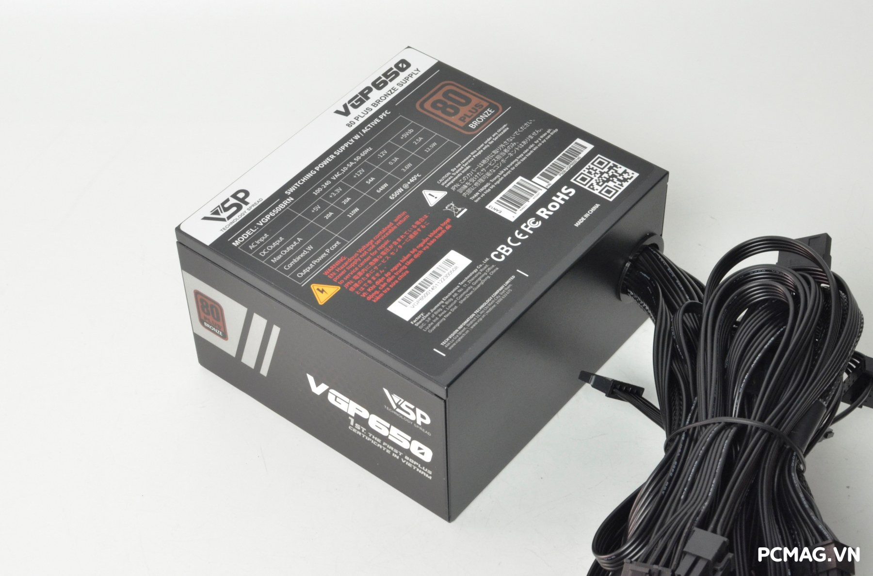 Đánh giá PSU VSP VGP550 550W & VGP650 650W