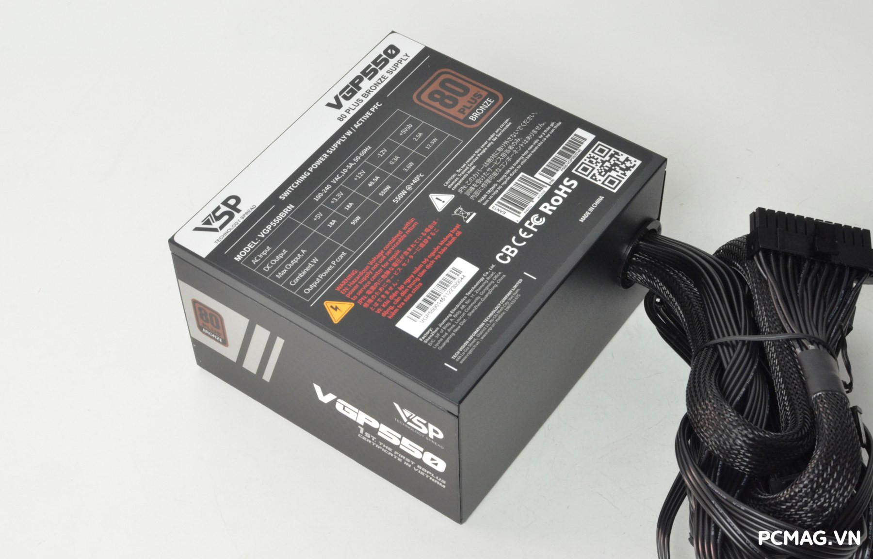 Đánh giá PSU VSP VGP550 550W & VGP650 650W