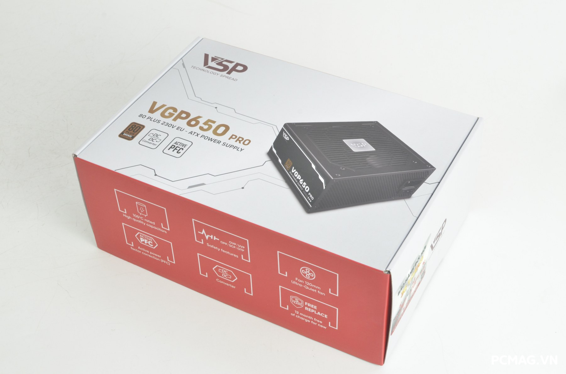 Đánh giá PSU VSP VGP650 PRO 650W
