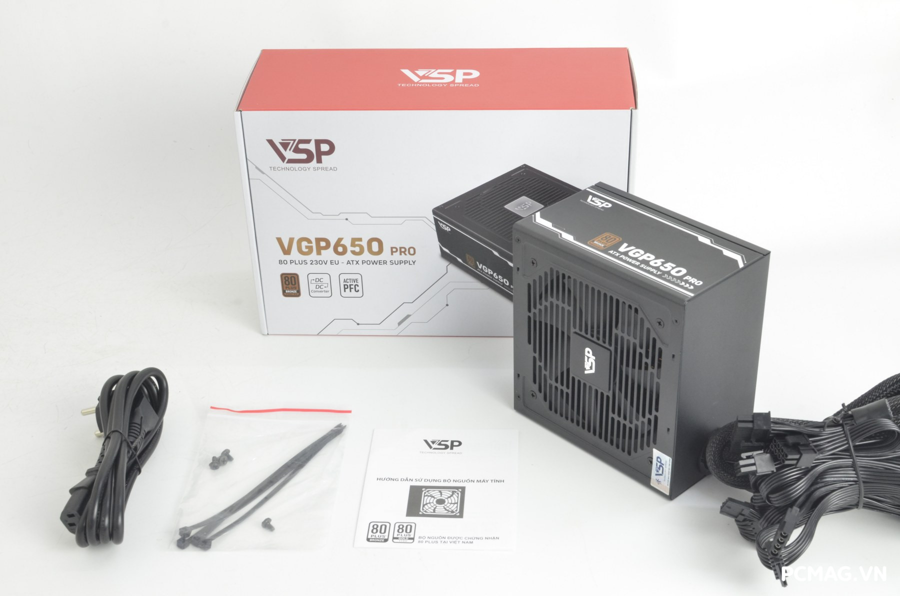 Đánh giá PSU VSP VGP650 PRO 650W