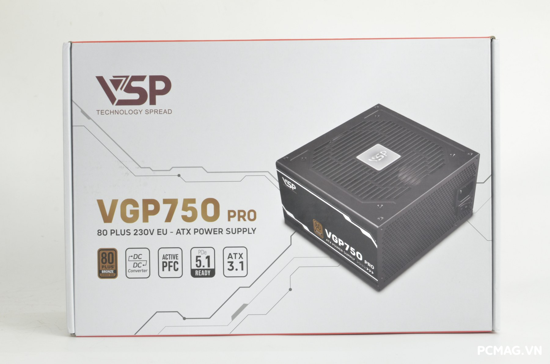 Đánh giá PSU VSP VGP750 PRO 750W