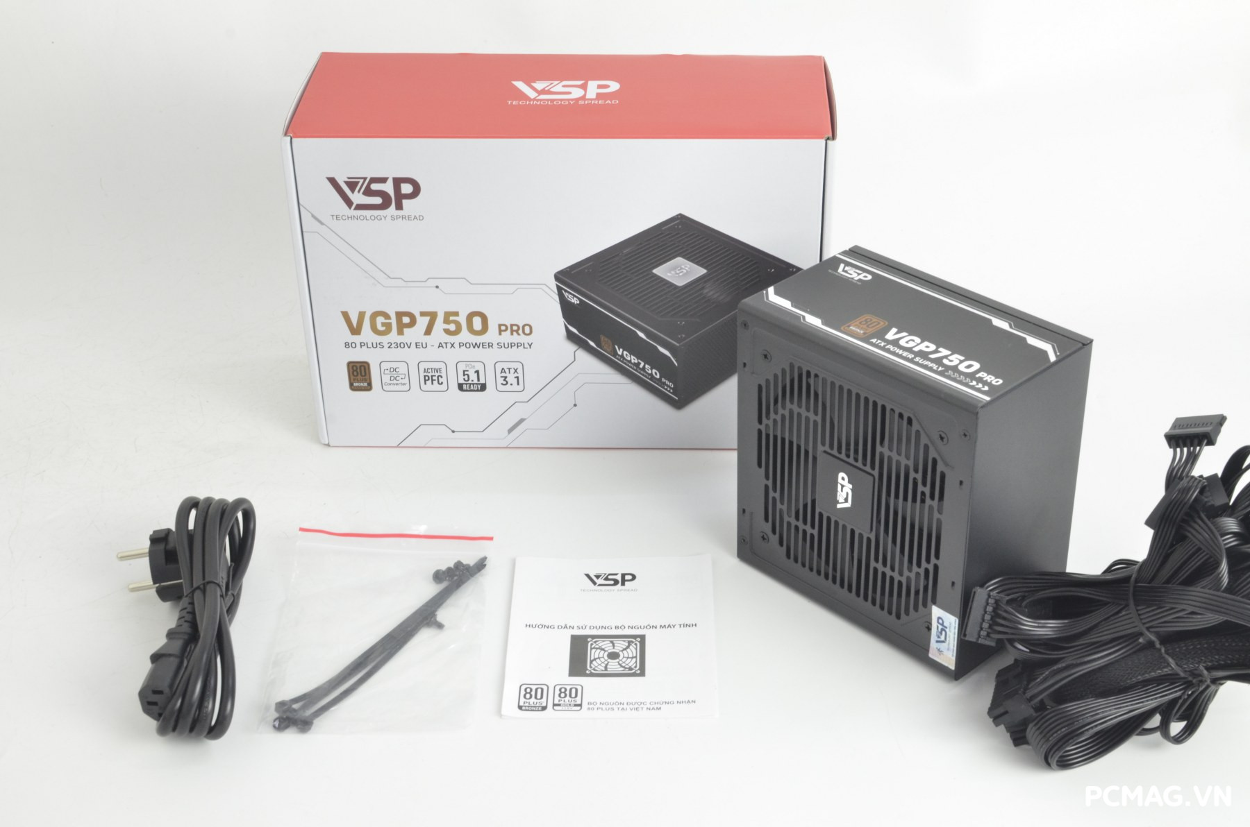 Đánh giá PSU VSP VGP750 PRO 750W