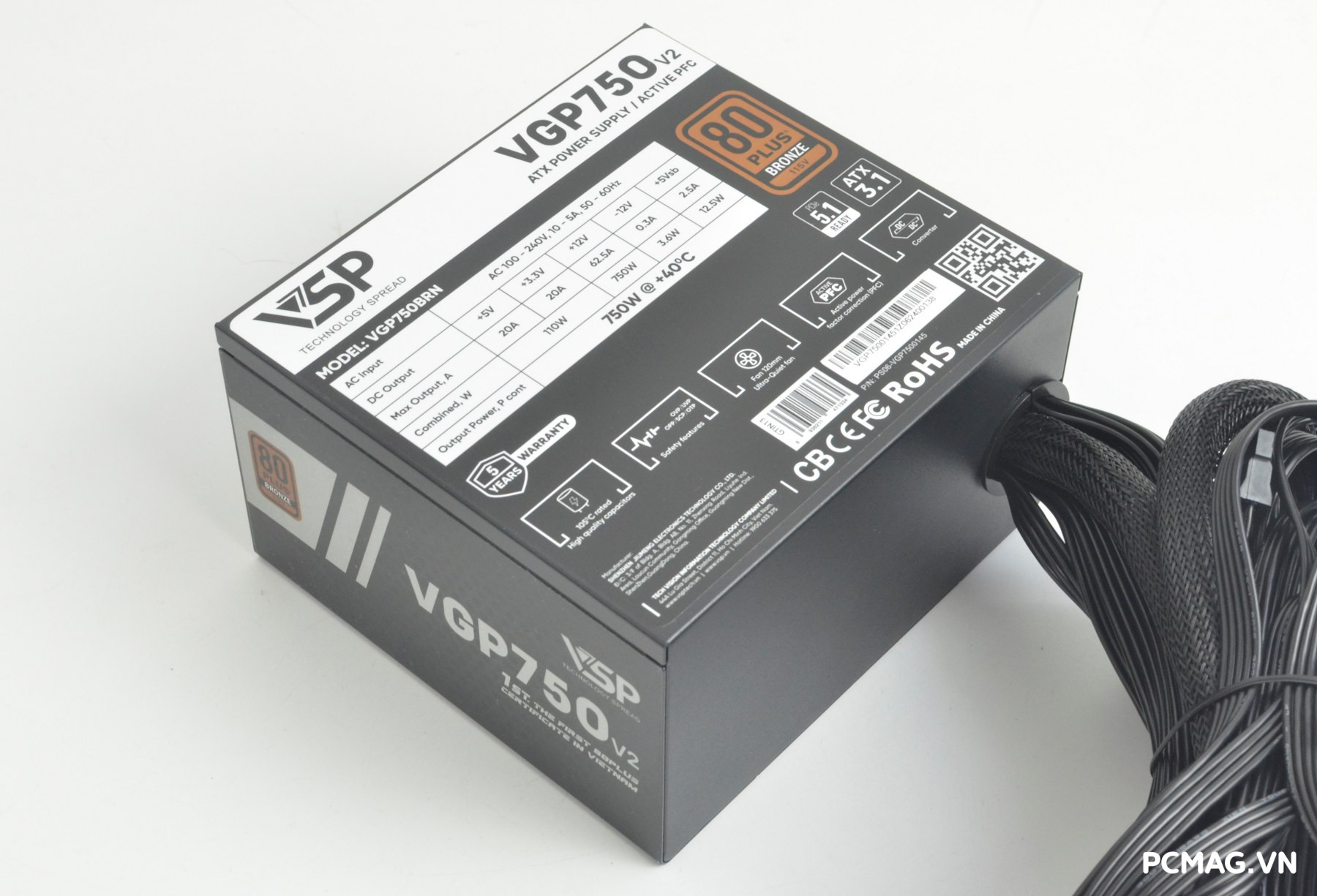 Đánh giá PSU VSP VGP750 750W
