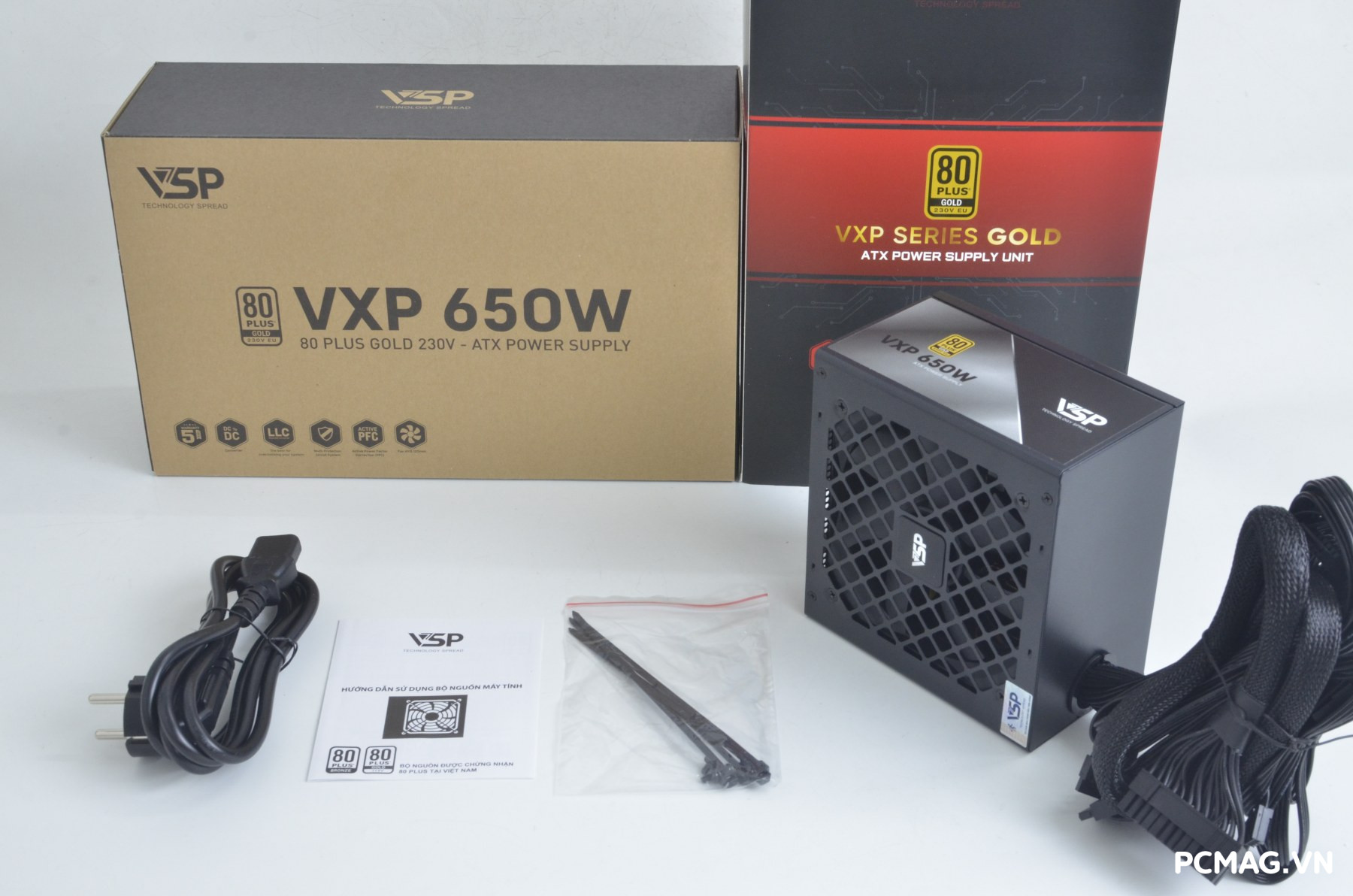 Đánh giá PSU VSP VXP650SGVN 650W (Straight-Line)