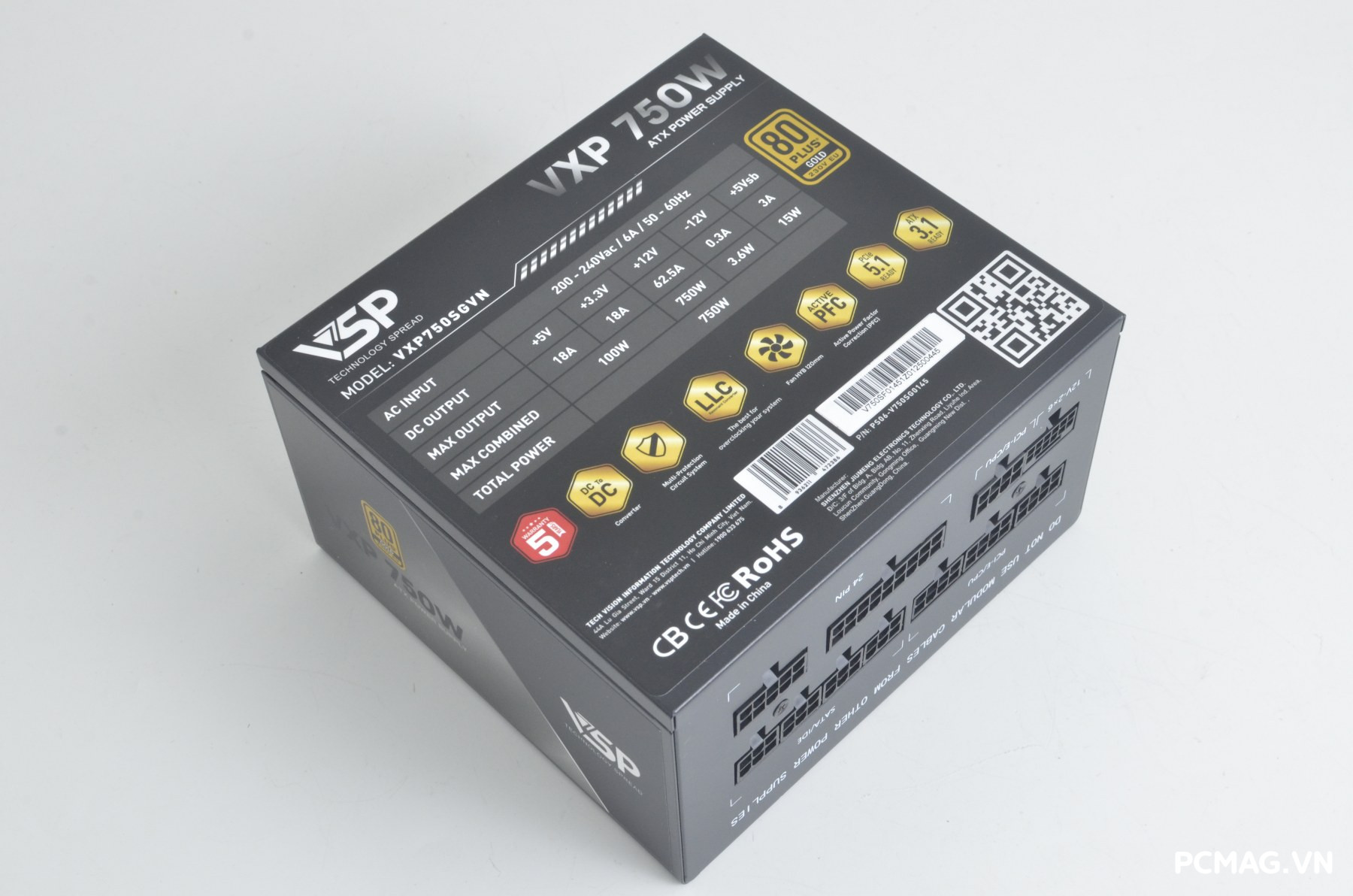 Đánh giá Nguồn VSP VXP750SGVN 750W