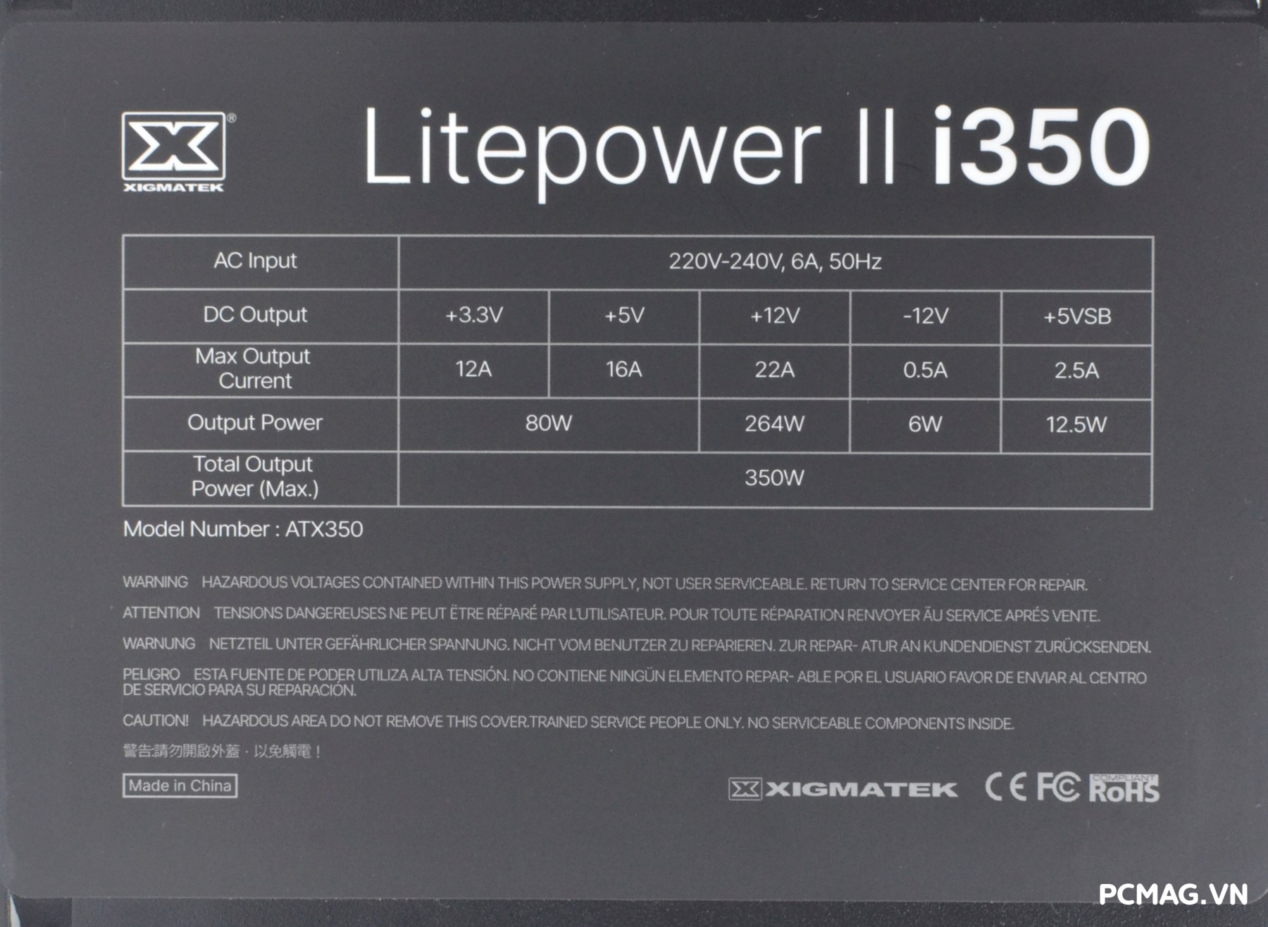 Đánh giá PSU Xigmatek Litepower II i350(350W) & i450(450W)