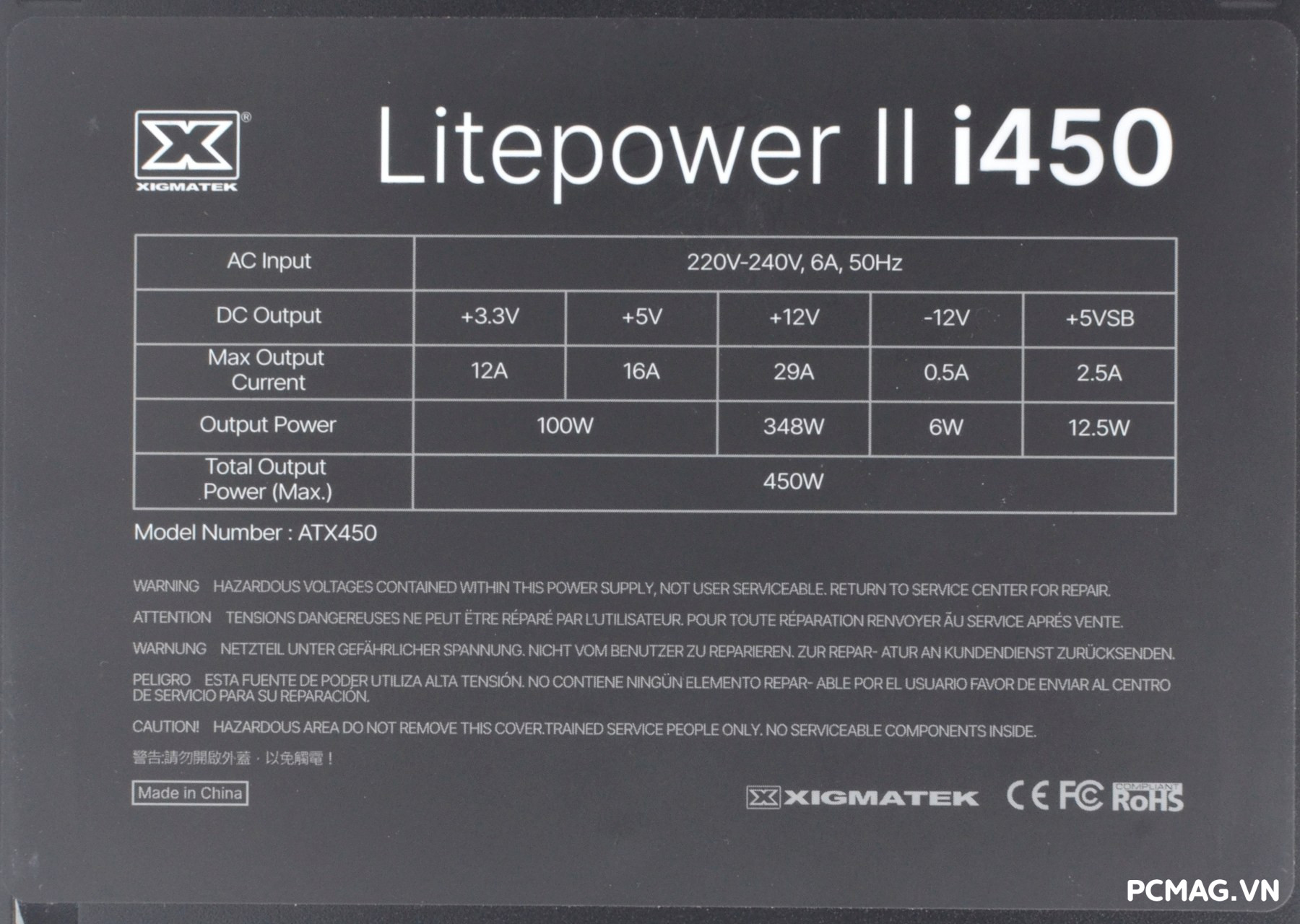 Đánh giá PSU Xigmatek Litepower II i350(350W) & i450(450W)