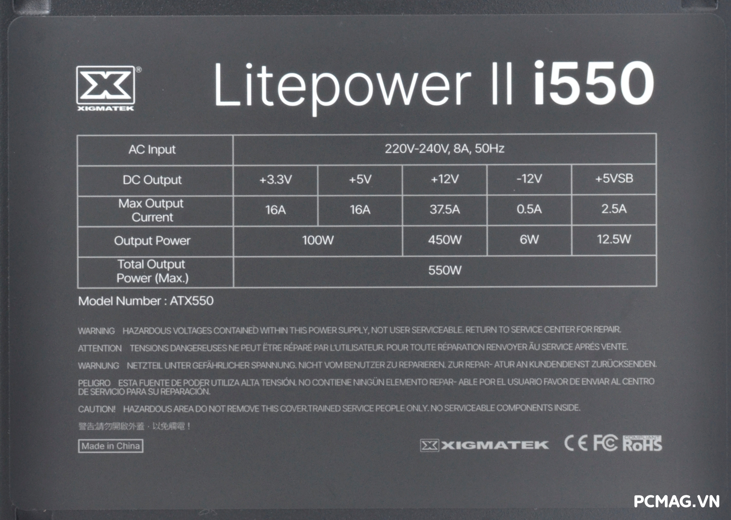 Đánh giá PSU Xigmatek Litepower II i550(550W) & i650(650W)