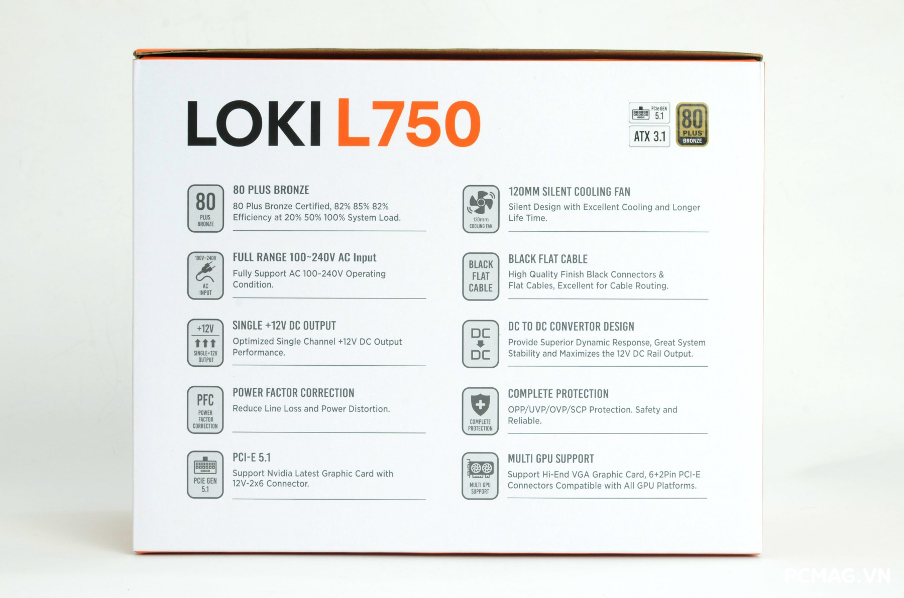Đánh giá PSU Xigmatek LOKI L750 750W